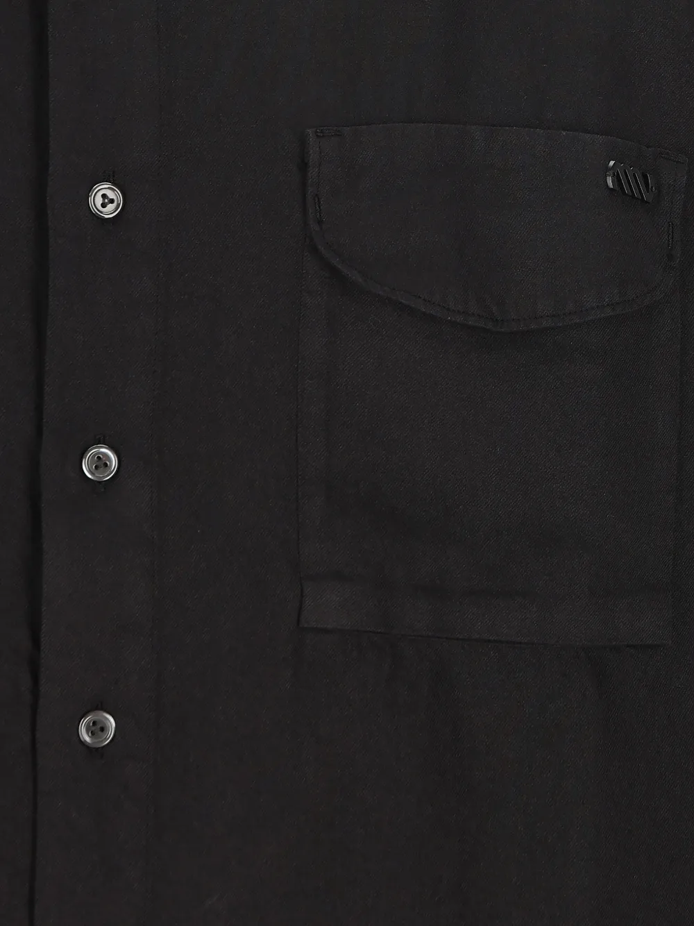  Massimo Osti Studio Patch-pocket Shirt - Black 