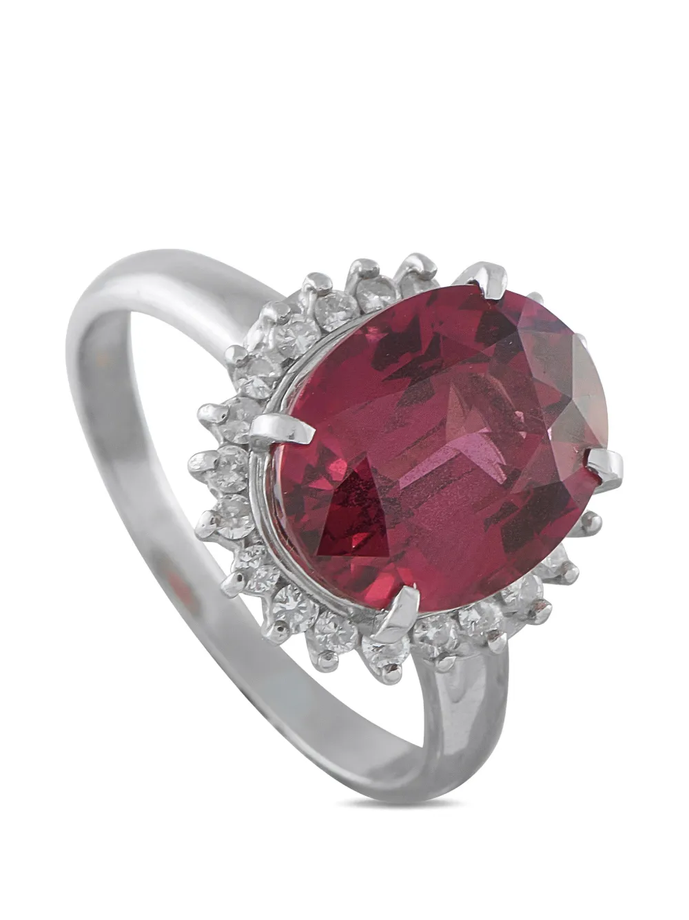 LB Exclusive diamond and tourmaline ring - Argento