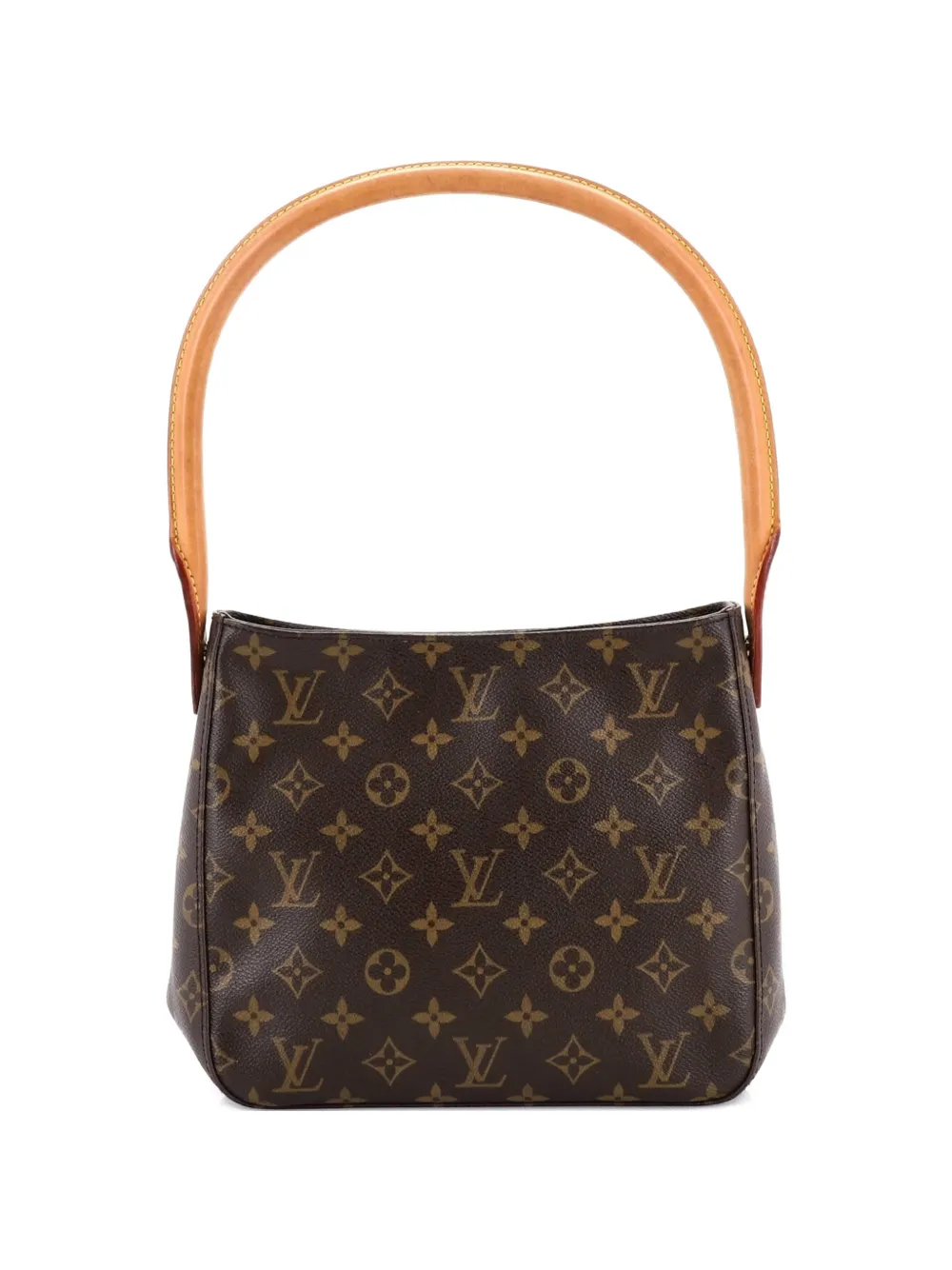 Louis Vuitton Pre-Owned Looping Handbag Monogram Canvas MM satchel - Marrone