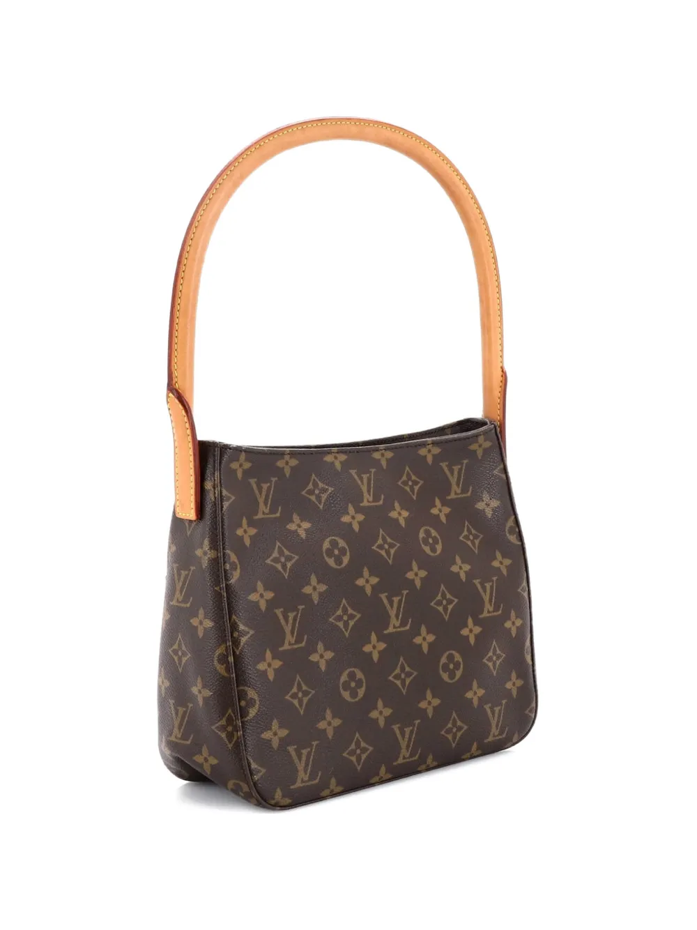 Louis Vuitton Pre-Owned Looping Handbag Monogram Canvas MM satchel - Braun