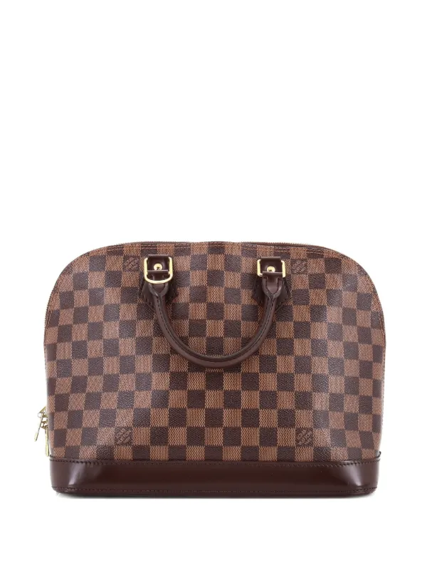 Louis Vuitton Pre-owned Alma Handbag Damier PM Satchel in Brown