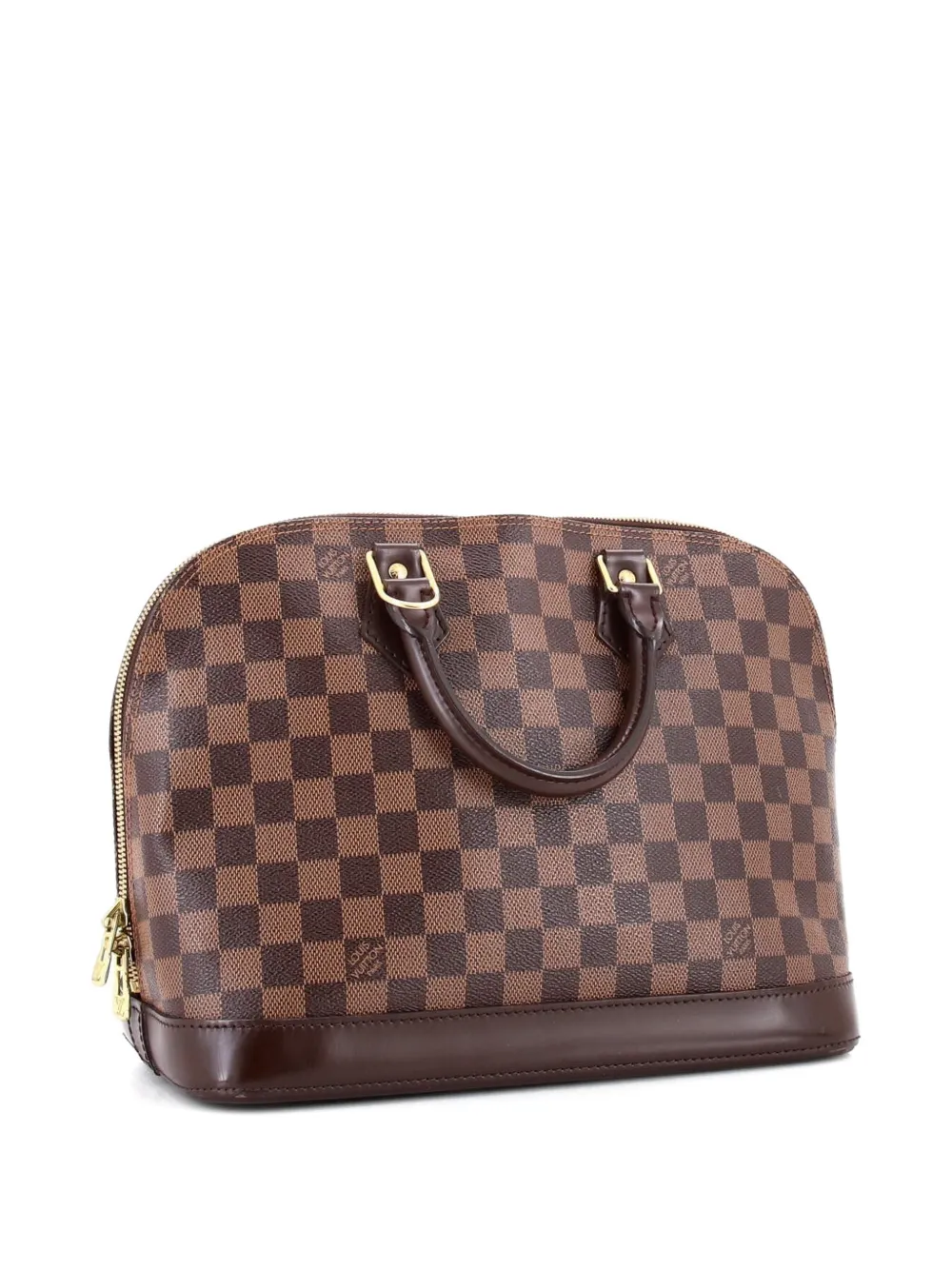 Louis Vuitton Pre-owned Alma Handbag Damier PM Satchel in Brown, view 3