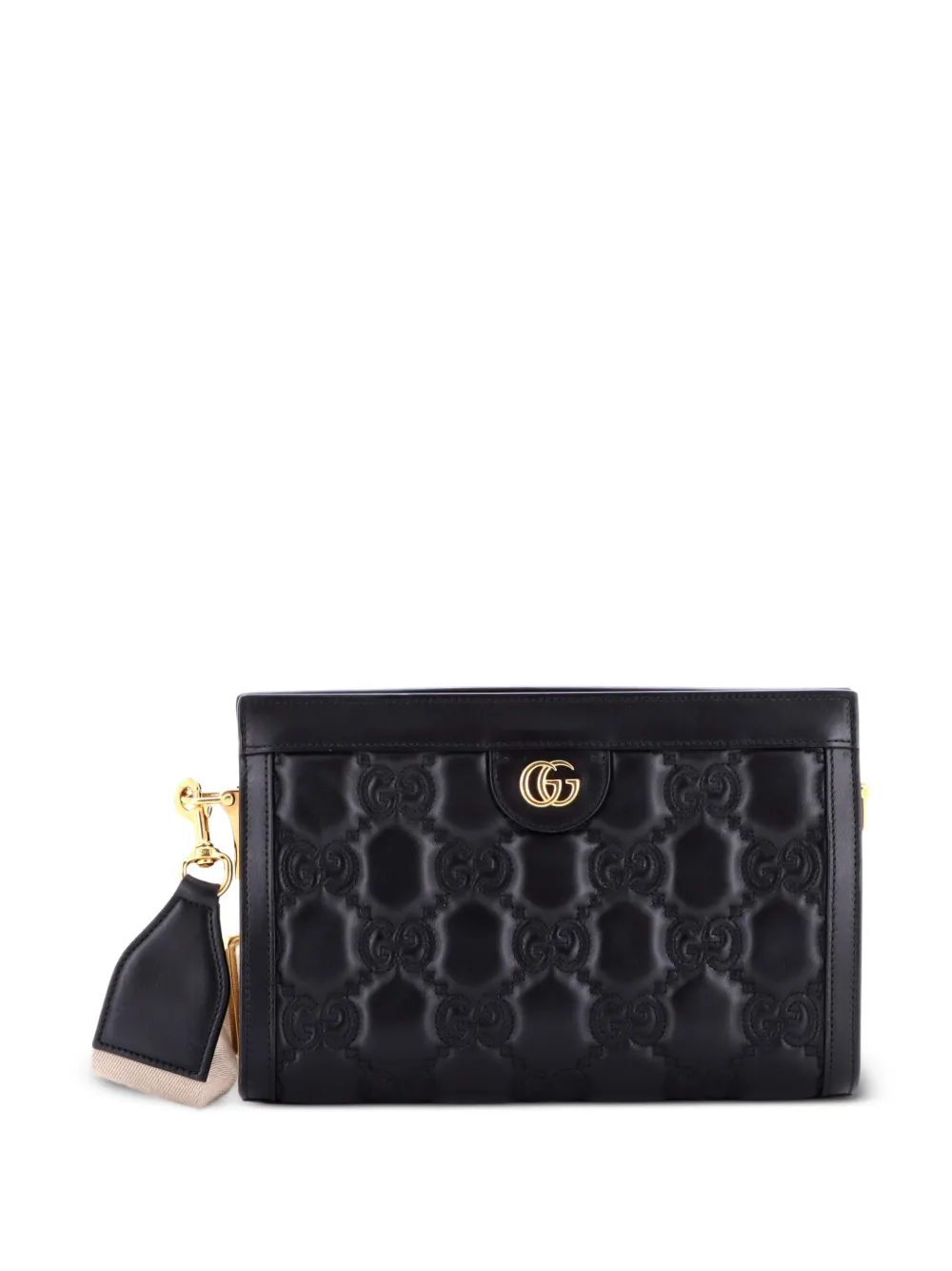 Gucci Pre-Owned GG GG Matelasse Leather Small shoulder bag - Nero