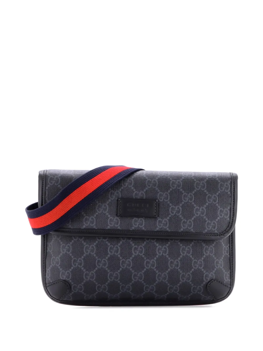 Web Flap Gg Coated Canvas Belt Bag