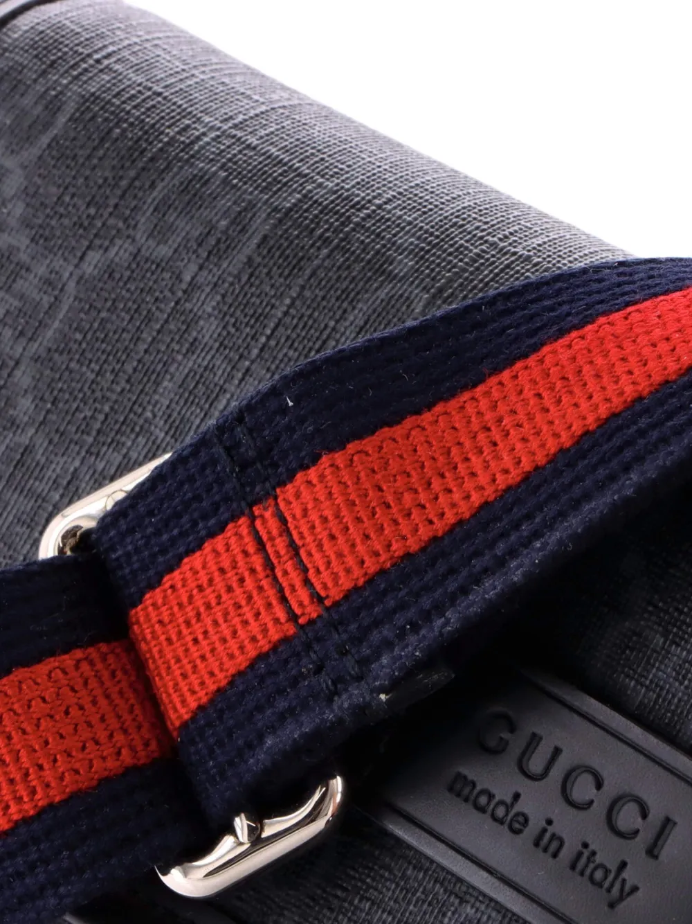 Web Flap Gg Coated Canvas Belt Bag