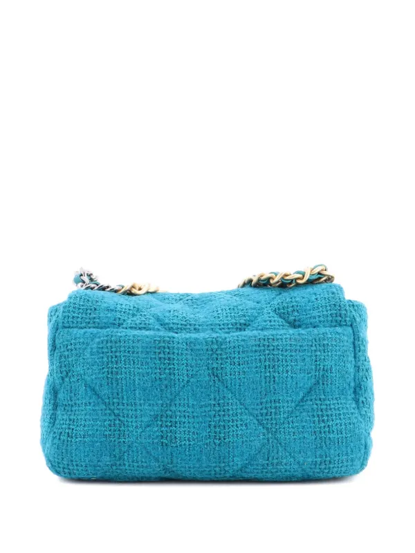 CHANEL Pre-Owned 19 フラップ マトラッセ ツイード ミディアム