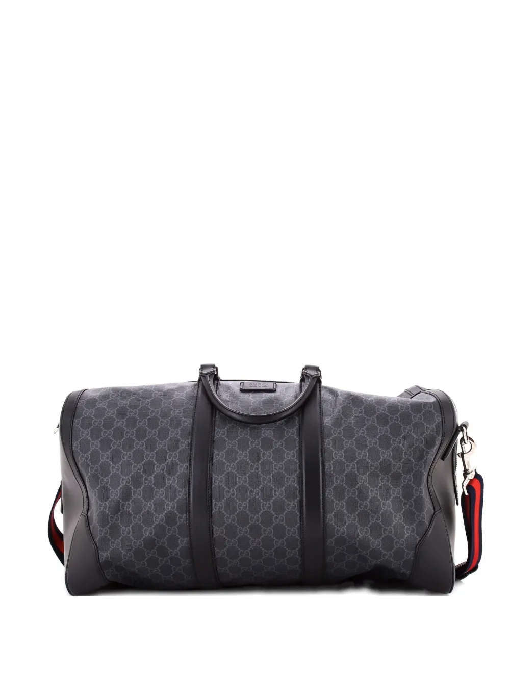 Gucci Pre-Owned Convertible Duffle Bag GG Coated Canvas Large satchel - Nero