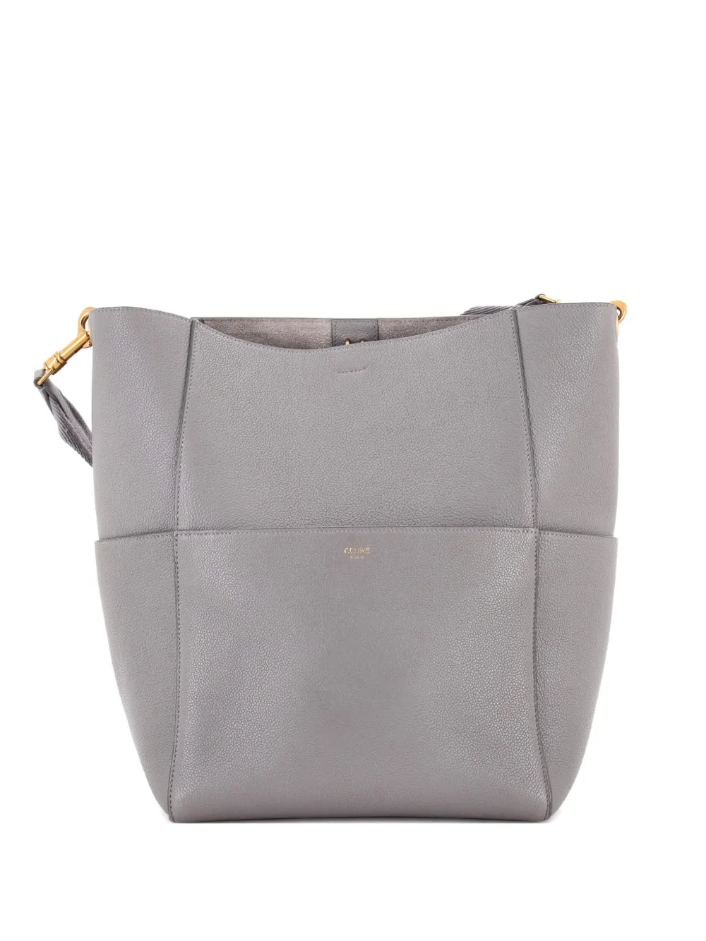 Celine Pre-Owned Sangle Seau Bag Calfskin Large shoulder bag - Grigio