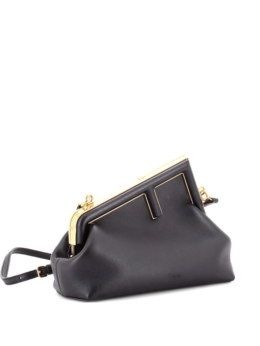 Fendi Pre-Owned First Bag Leather Small clutch bag - Nero