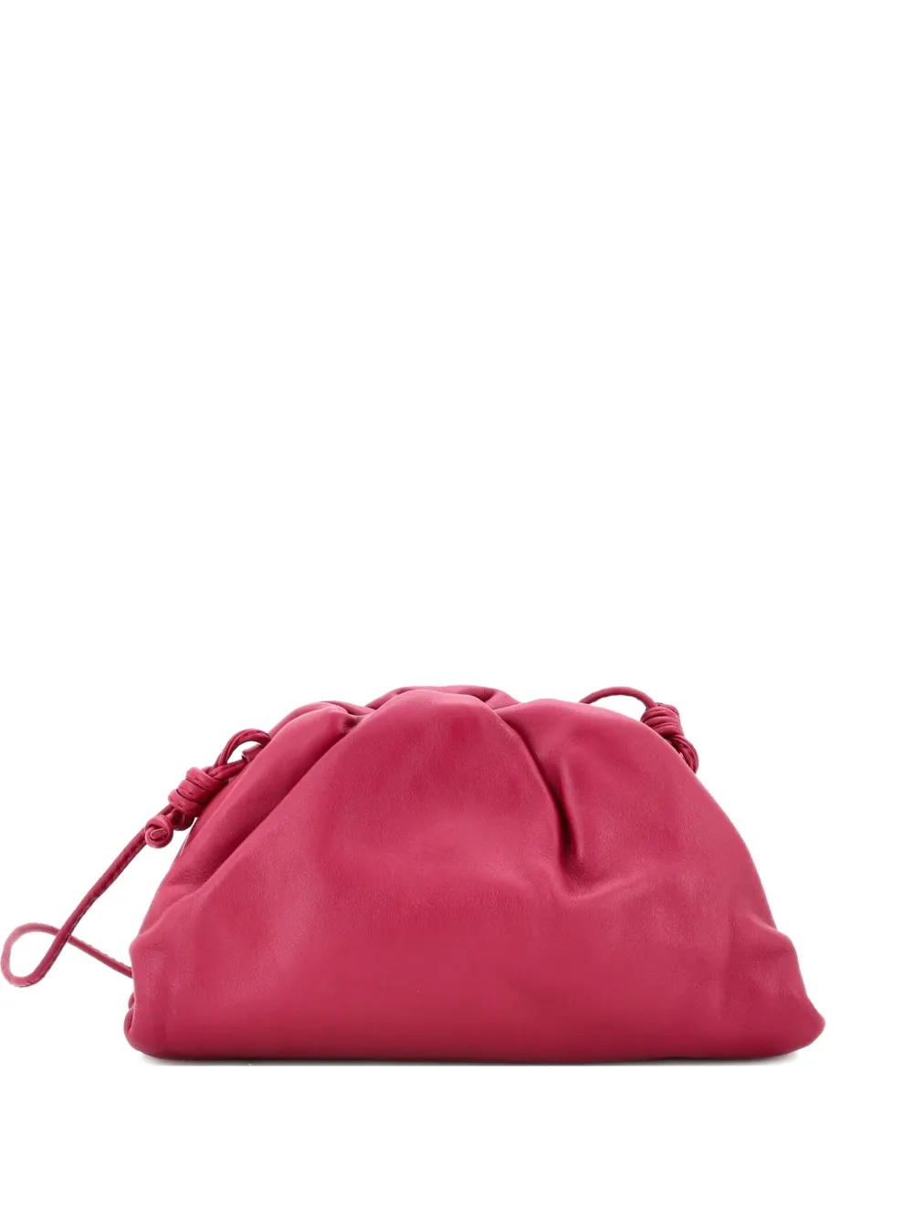 Bottega Veneta Pre-Owned The Pouch Leather Mini crossbody bag - Rosa