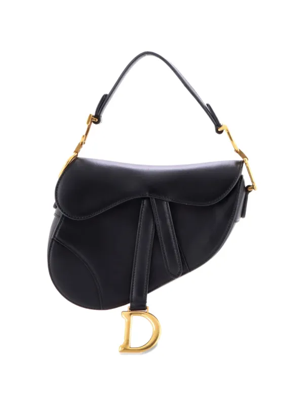 Christian Dior Pre-Owned Saddle Handbag Leather Mini Shoulder Bag