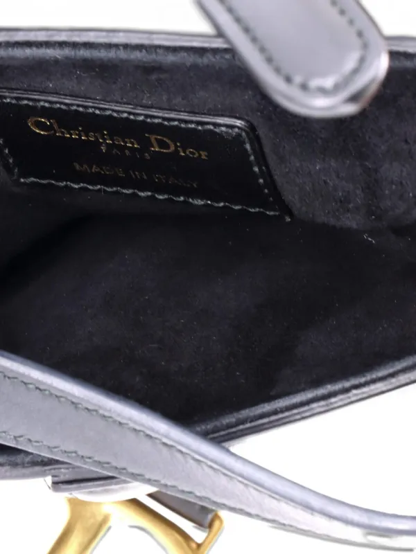 Christian Dior Pre-Owned Saddle Handbag Leather Mini Shoulder Bag