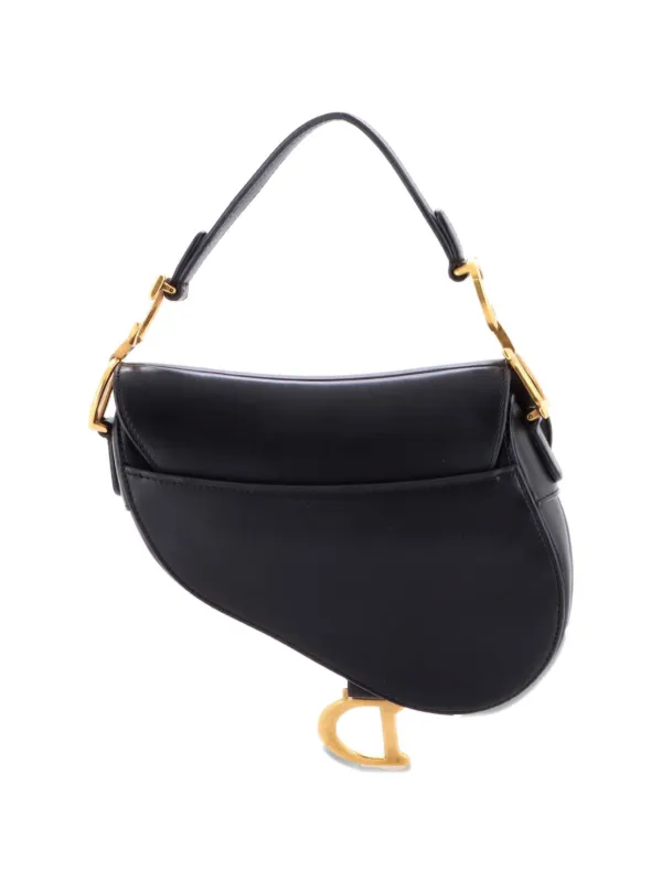 Christian Dior Pre-Owned Saddle Handbag Leather Mini Shoulder Bag