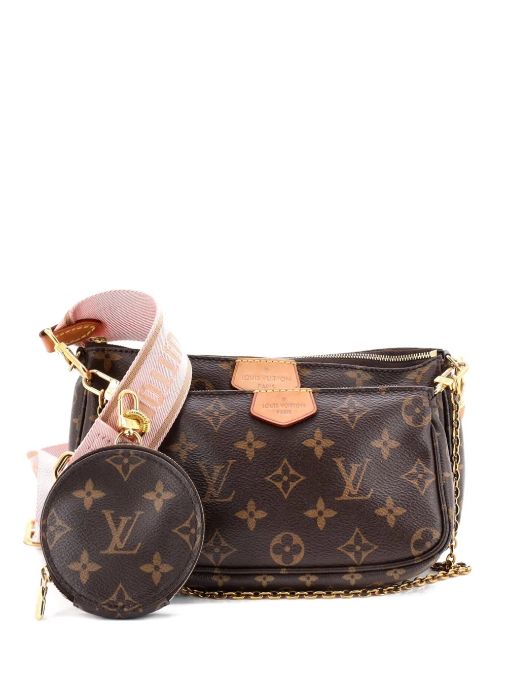 Louis Vuitton Pre-Owned Multi Pochette Accessoires Monogram Canvas crossbody bag - Marrone