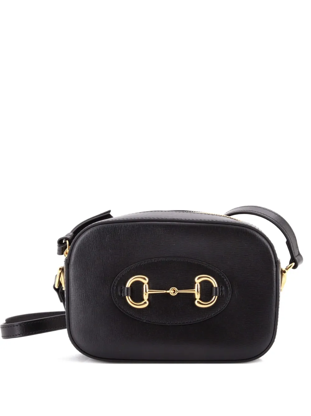 Gucci Pre-Owned Horsebit 1955 Camera Bag Leather Small crossbody bag - Nero