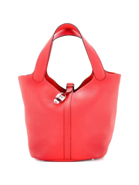 Hermès Pre-Owned Picotin Lock Bag Clemence MM bucket bag