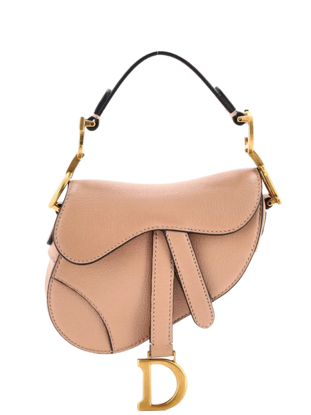 Christian Dior Pre-Owned Saddle Handbag Leather Micro satchel - Toni neutri