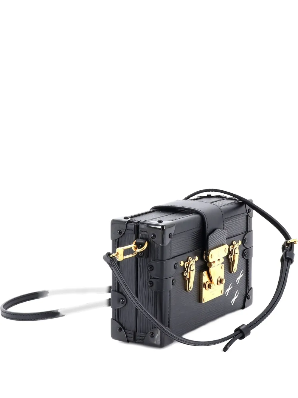 Louis Vuitton Pre-Owned Petite Malle Handbag Epi Leather clutch bag - Nero