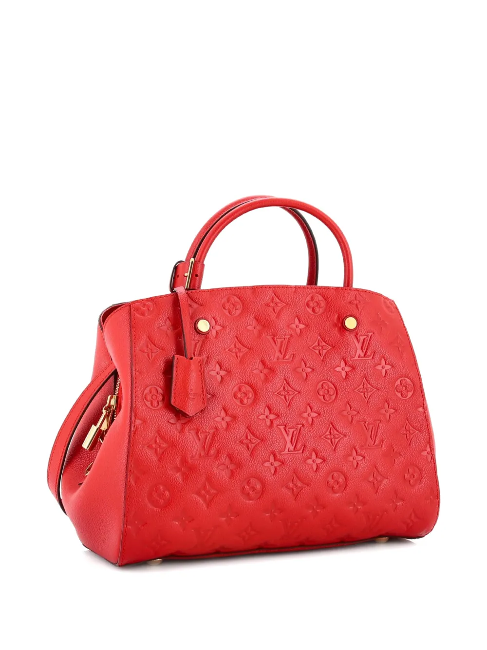 Montaigne Handbag Monogram Empreinte Leather Mm Satchel