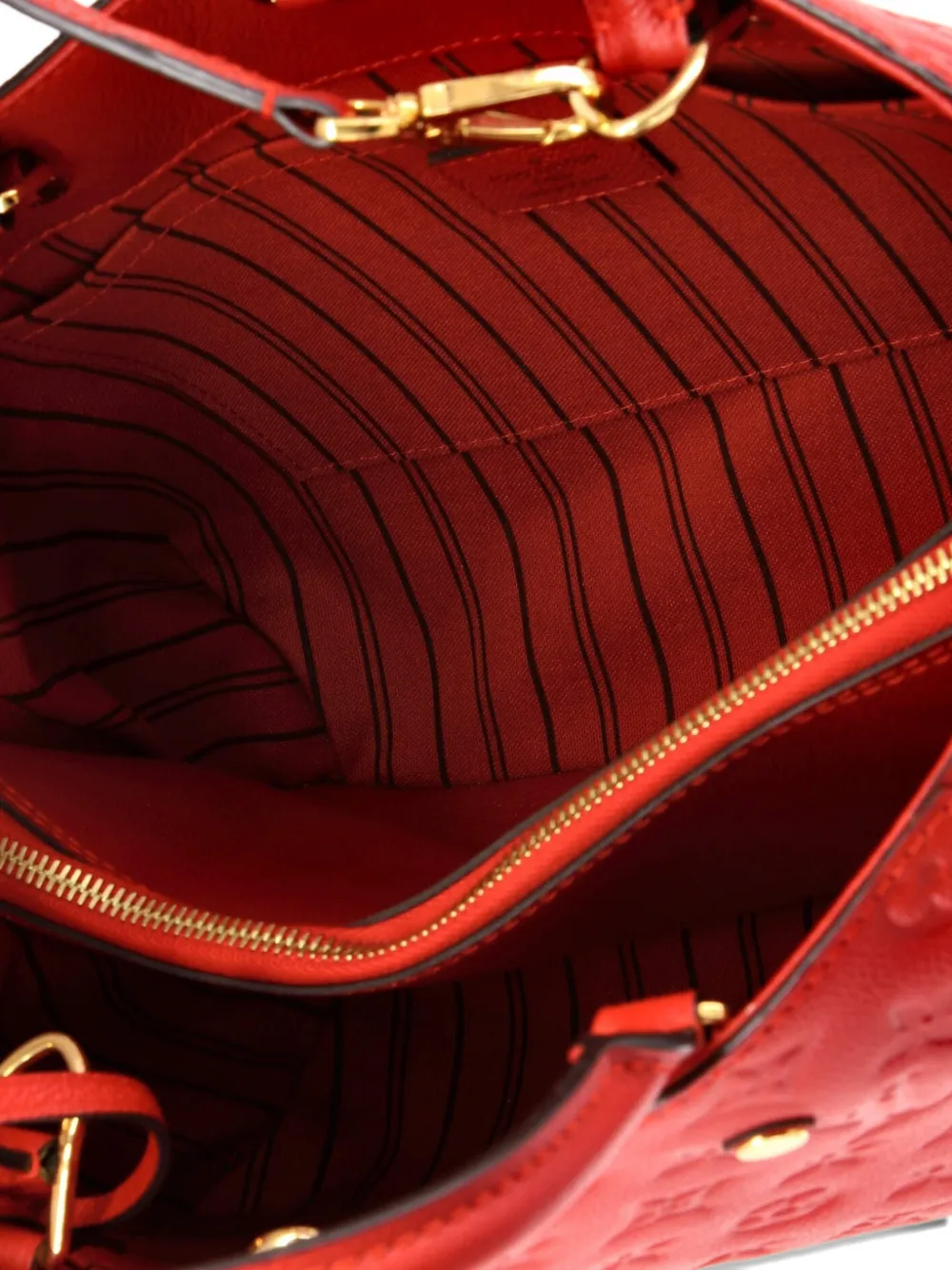 Montaigne Handbag Monogram Empreinte Leather Mm Satchel