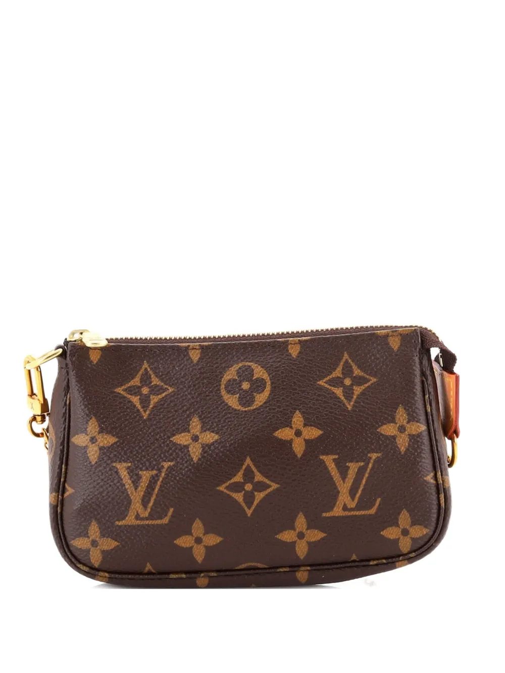 Louis Vuitton Pre-Owned Pochette Accessoires Monogram Canvas Mini clutch bag - Marrone