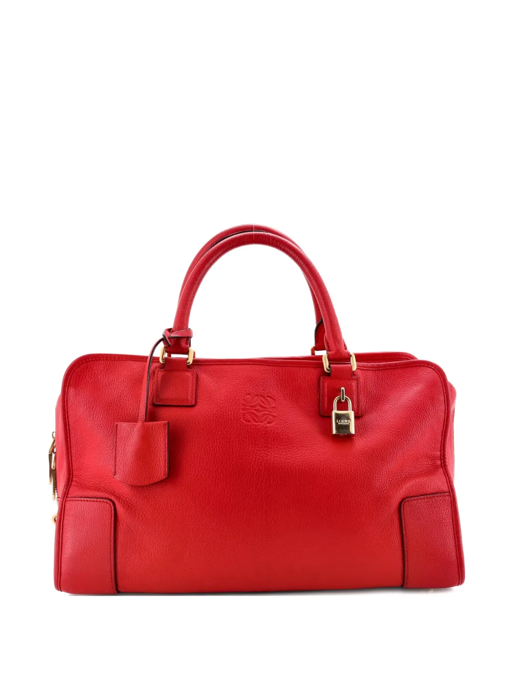 Loewe Pre-Owned Amazona NM Bag Leather 36 satchel - Rosso