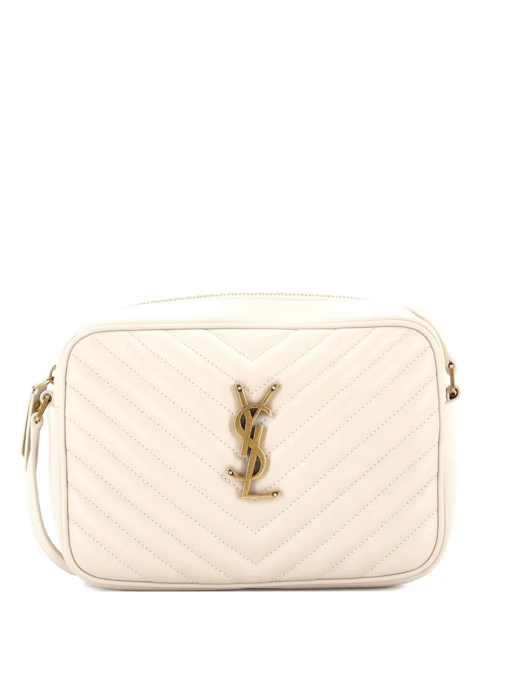 Saint Laurent Pre-Owned Lou Camera Bag Matelasse Chevron Leather Small crossbody bag - Toni neutri