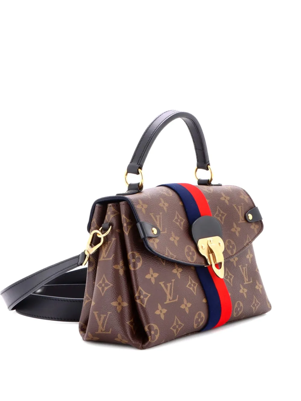 Louis Vuitton Pre-Owned Georges Handbag Monogram Canvas BB satchel - Blu