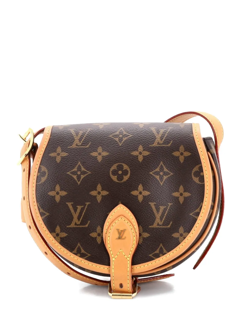 Louis Vuitton Pre-Owned Tambourin NM Handbag Monogram Canvas crossbody bag - Marrone