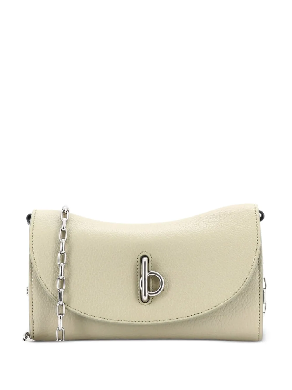 Burberry Pre-Owned Rocking Horse Wallet on Chain Jacquard With Leather shoulder bag - Toni neutri