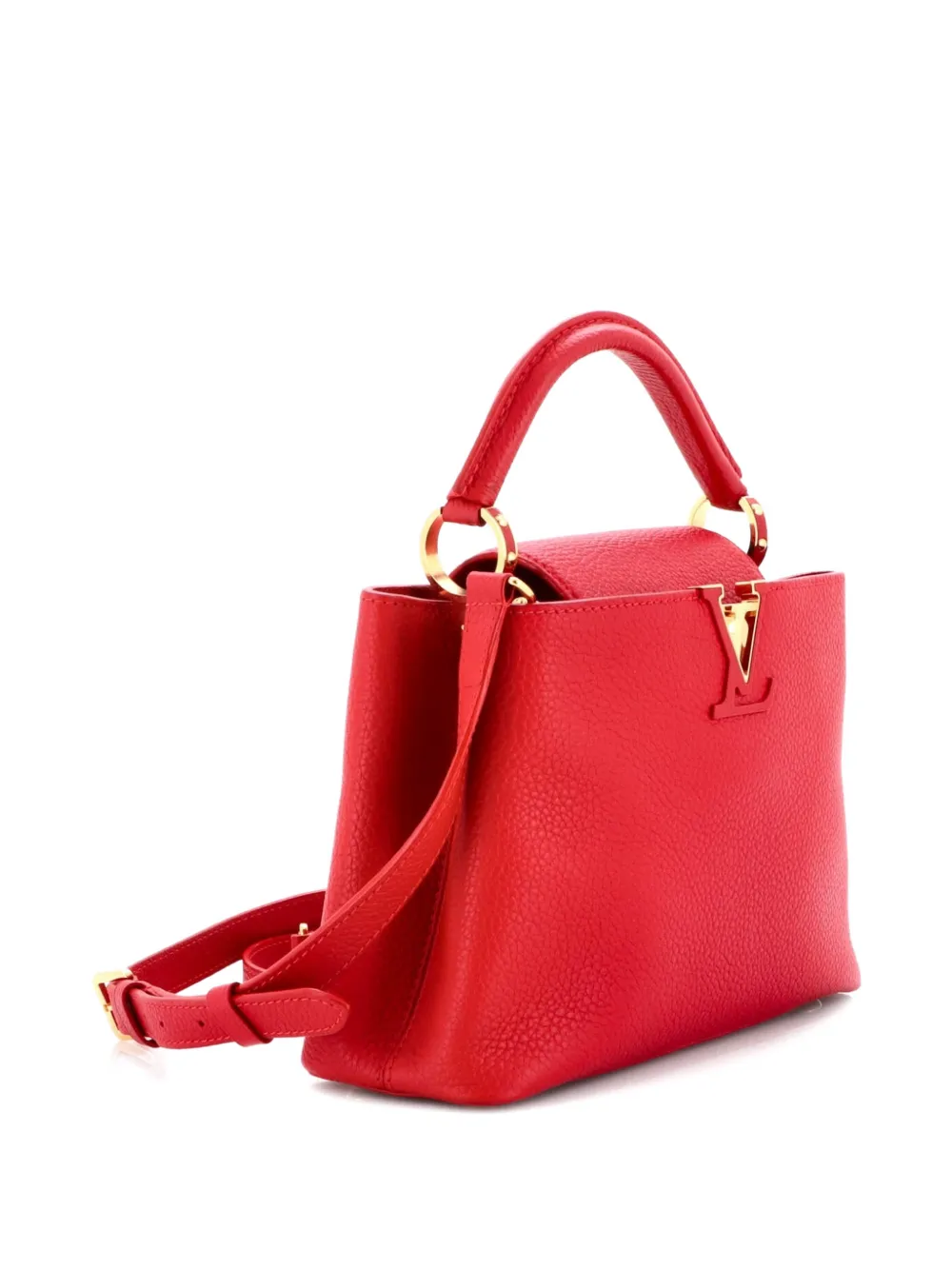 Louis Vuitton Pre-Owned Borsa a tracolla Capucines BB in pelle - Rosso