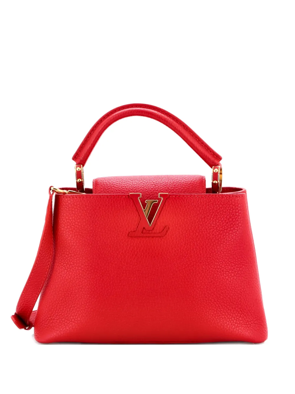 Louis Vuitton Pre-Owned Borsa a tracolla Capucines BB in pelle - Rosso