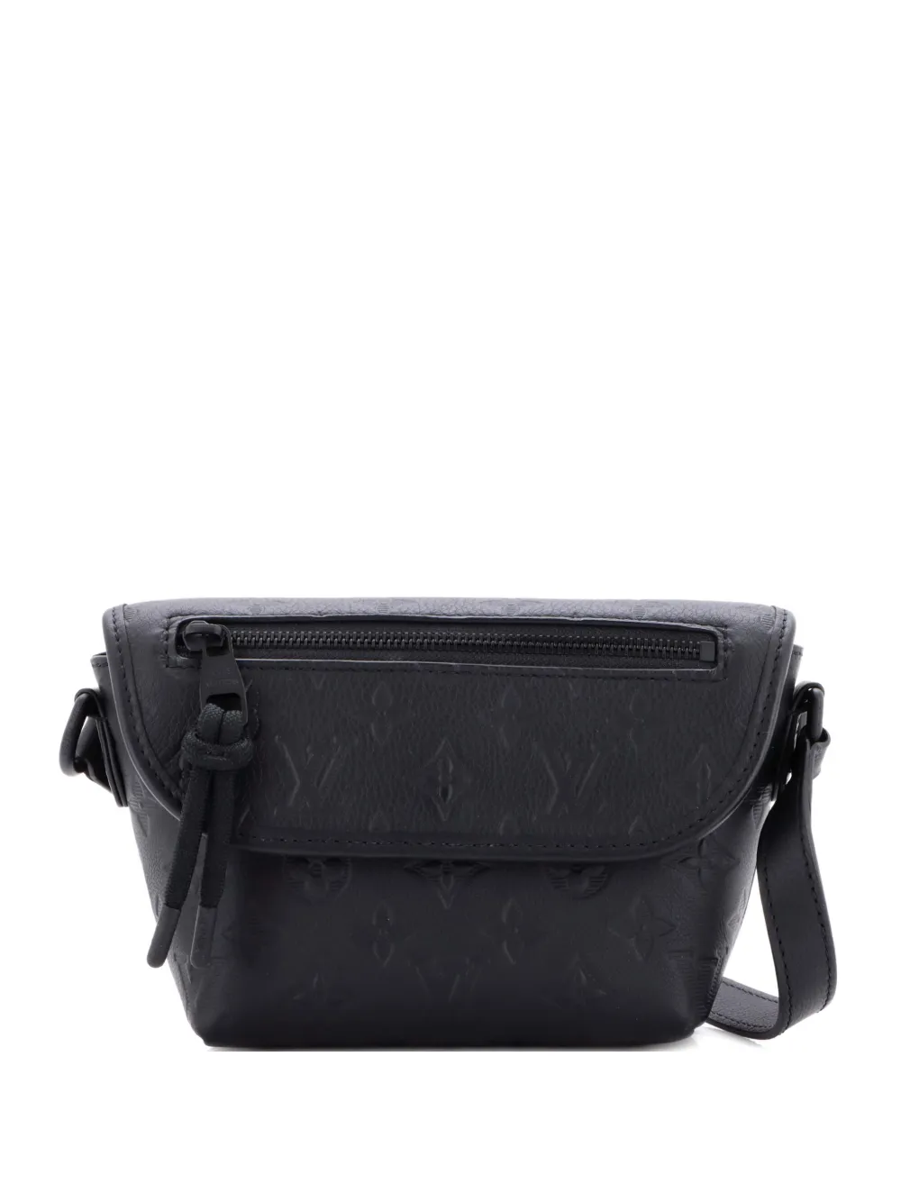 Louis Vuitton Pre-Owned Pulse Wearable Wallet Monogram Shadow Leather belt bag - Nero