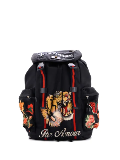 Gucci Pre-Owned Techpack Embroidered Techno Canvas backpack