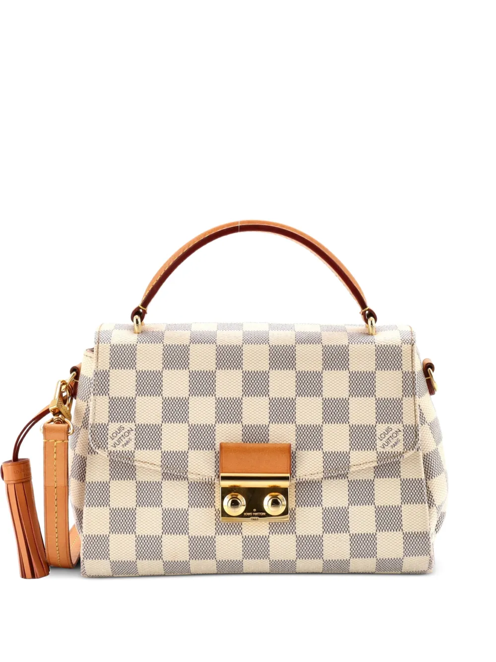 Louis Vuitton Pre-Owned Croisette Handbag Damier crossbody bag - Bianco