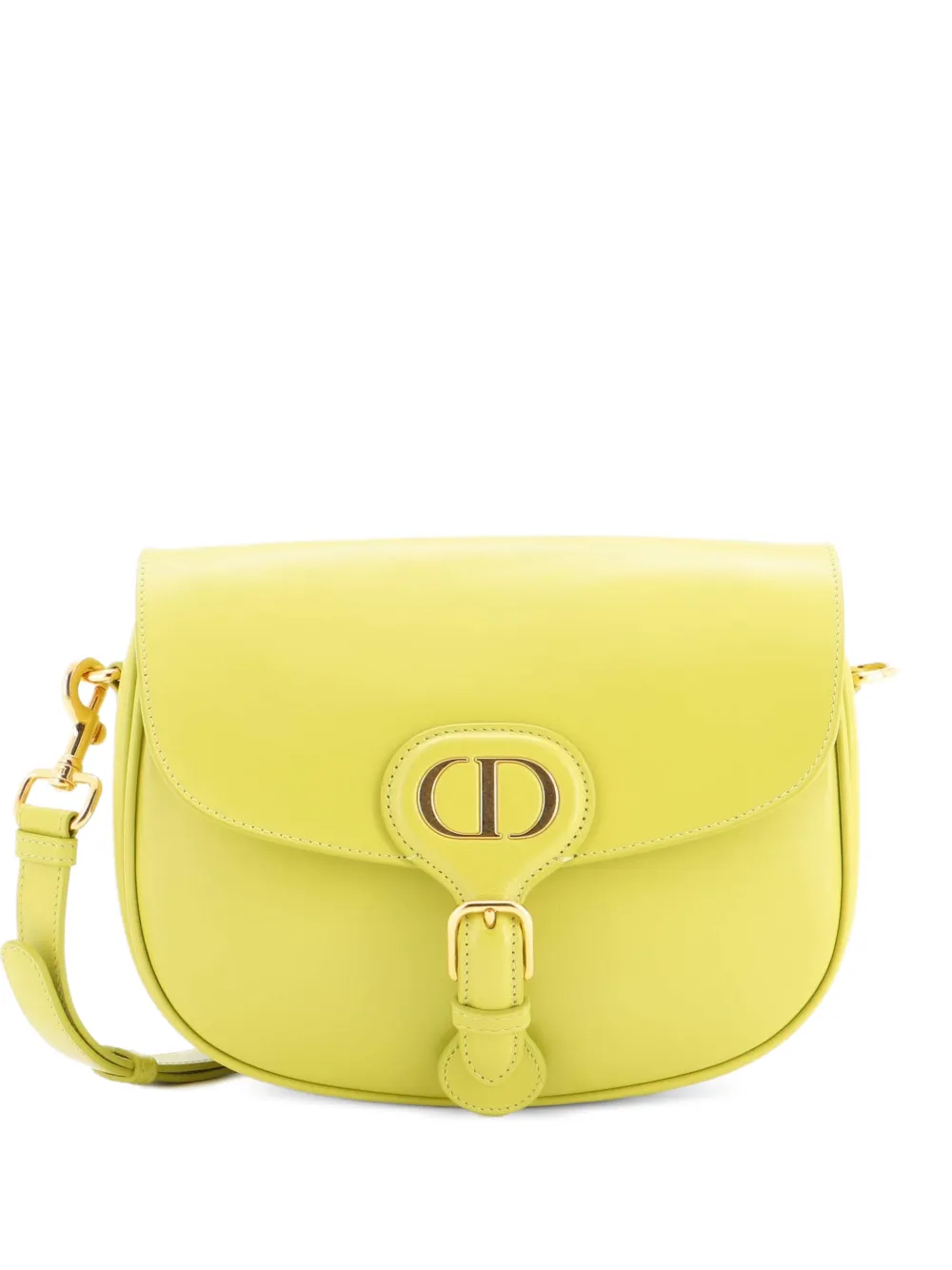 Christian Dior Pre-Owned Bobby Flap Bag Leather Medium crossbody bag - Verde