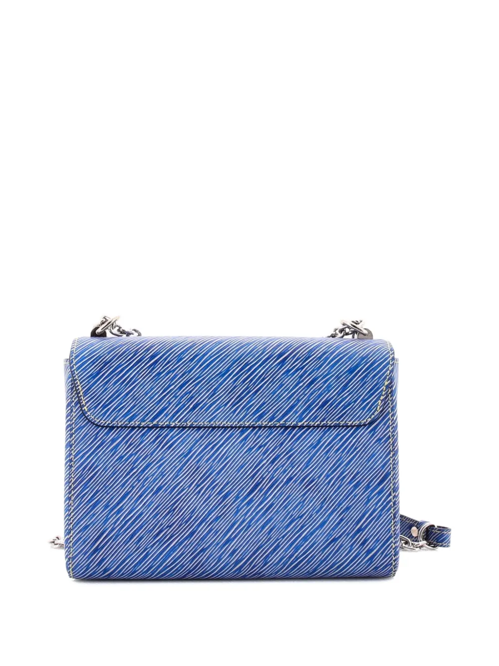  Louis Vuitton Pre-owned Twist Handbag Limited Edition Pin Embellished Epi Leather Mm Shoulder Bag - Blue 