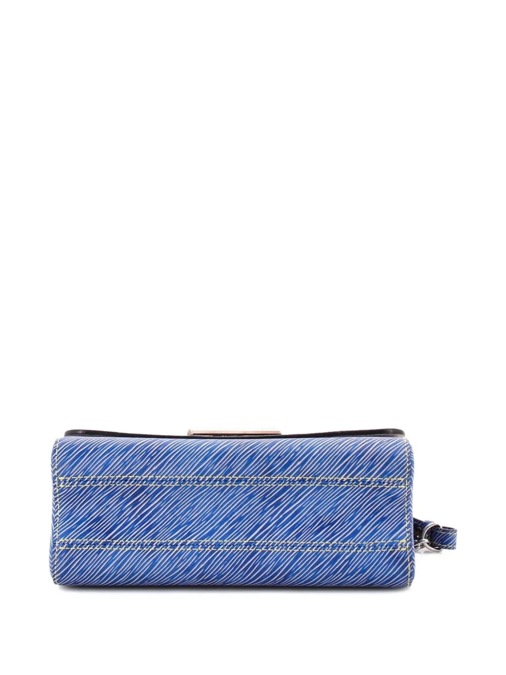  Louis Vuitton Pre-owned Twist Handbag Limited Edition Pin Embellished Epi Leather Mm Shoulder Bag - Blue 