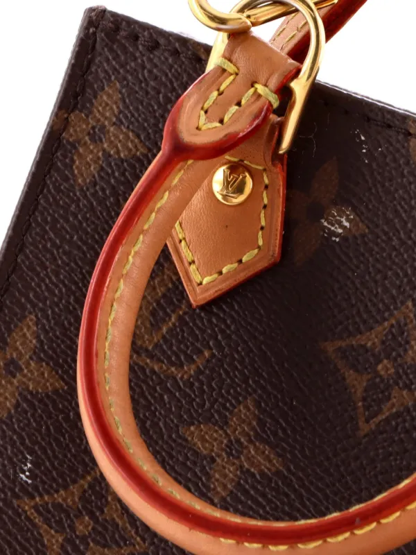 Louis Vuitton ショルダーバッグ ブラウン/オレンジ Louis Vuitton Pre-Owned プティット・サックプラ モノグラム