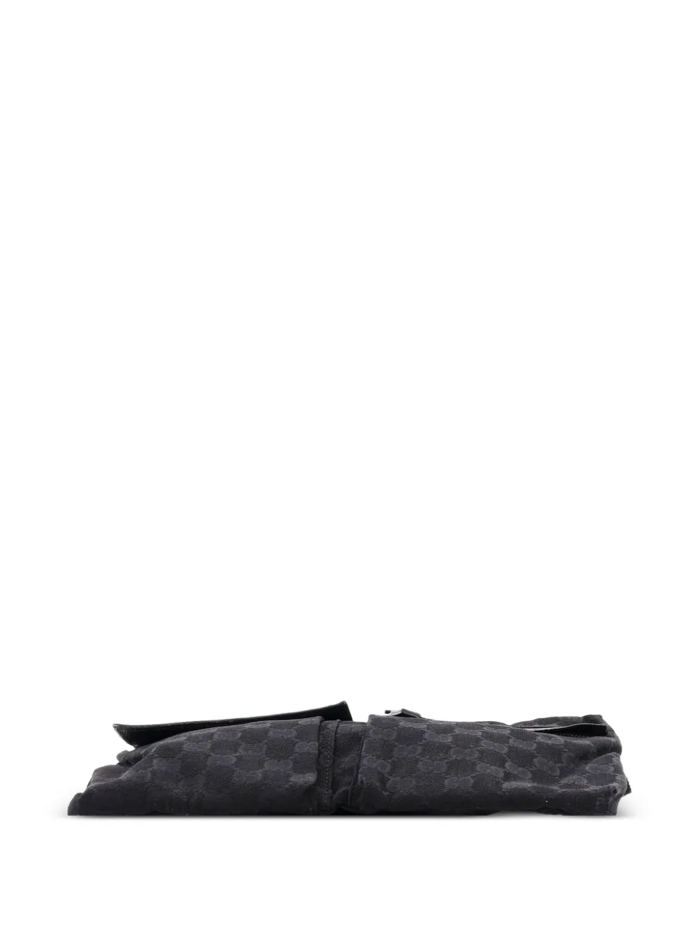 Vintage Double Gg Canvas With Leather Belt Bag