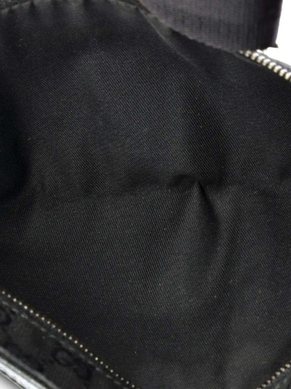 Vintage Double Gg Canvas With Leather Belt Bag