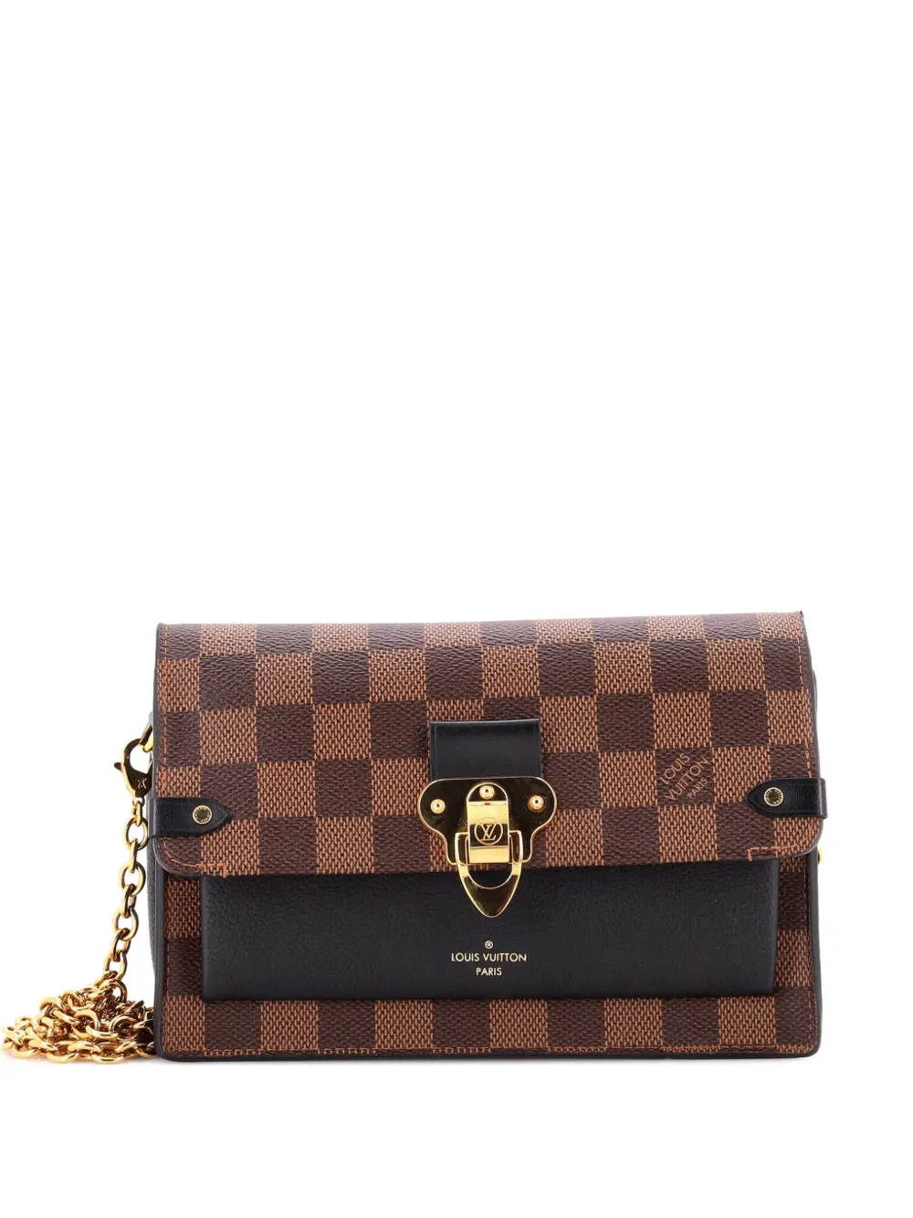 Louis Vuitton Pre-Owned Vavin Chain Wallet NM Damier with Leather crossbody bag - Multicolore