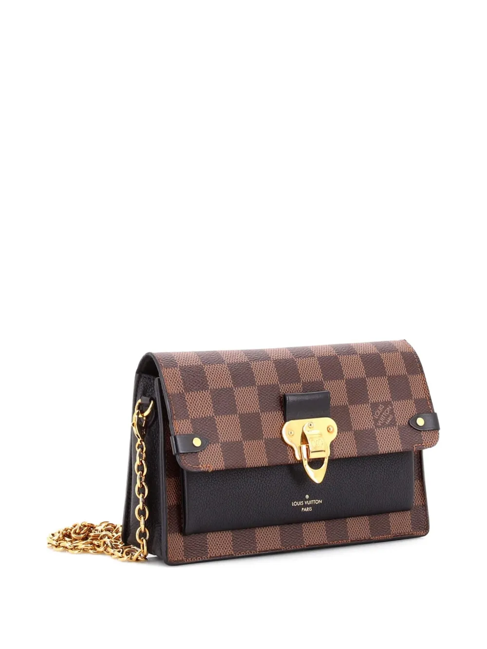 Vavin Chain Wallet Nm Damier With Leather Crossbody Bag