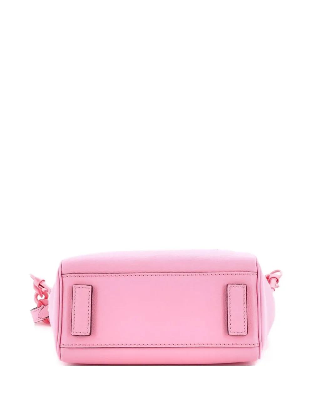  Versace Pre-owned La Medusa Top Handle Bag Leather Small Satchel - Pink 