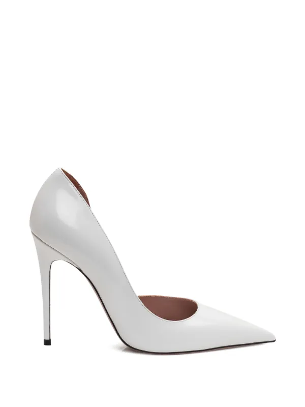 Paris Texas Vera Point-toe Pumps in White