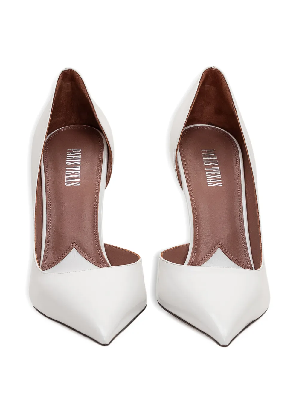 Paris Texas Vera point-toe pumps Wit