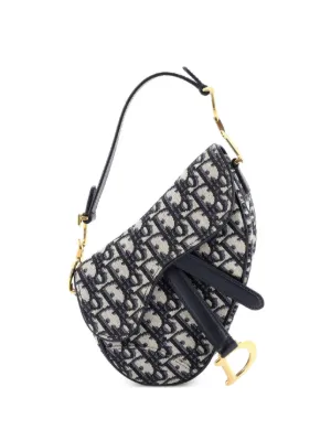 Christian Dior Pre-Owned サドル ハンドバッグ オブリーク キャンバス