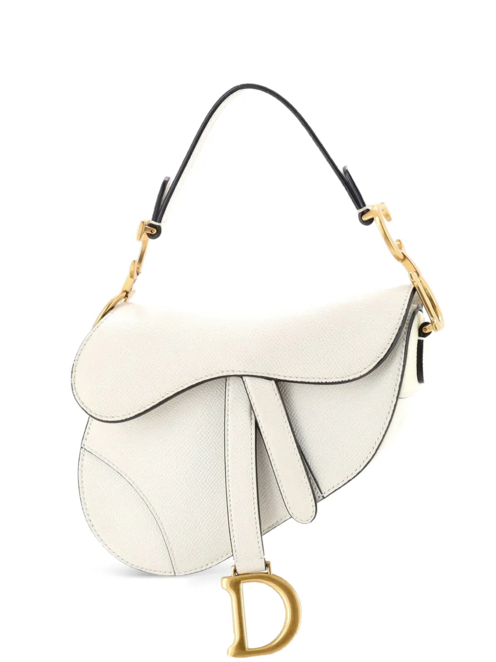 Christian Dior Pre-Owned Saddle Handbag Leather Mini shoulder bag - Toni neutri