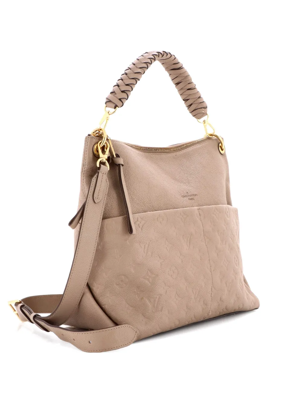Louis Vuitton Pre-Owned Maida Handbag Monogram Empreinte Leather hobo bag - Toni neutri