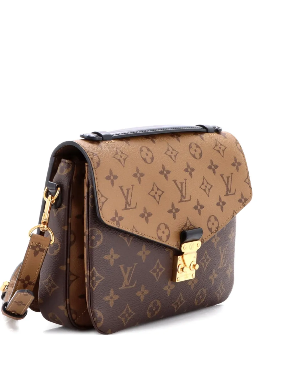 Louis Vuitton Pre-Owned Pochette Metis Reverse Monogram Canvas crossbody bag - Marrone
